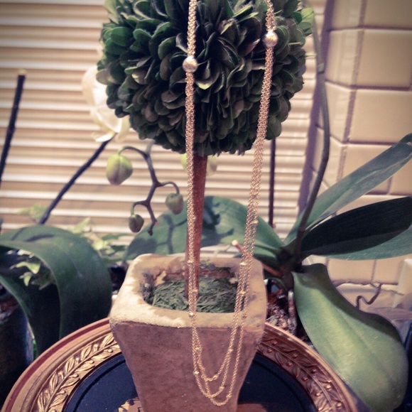 ELEGANT ITALIAN 3 strand beaded choker necklace .925K - Picture 3 of 3